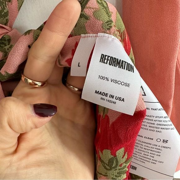 Reformation Porter Dress in Vivien - Picture 10 of 11